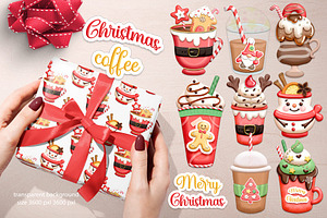 Christmas Coffee Clipart