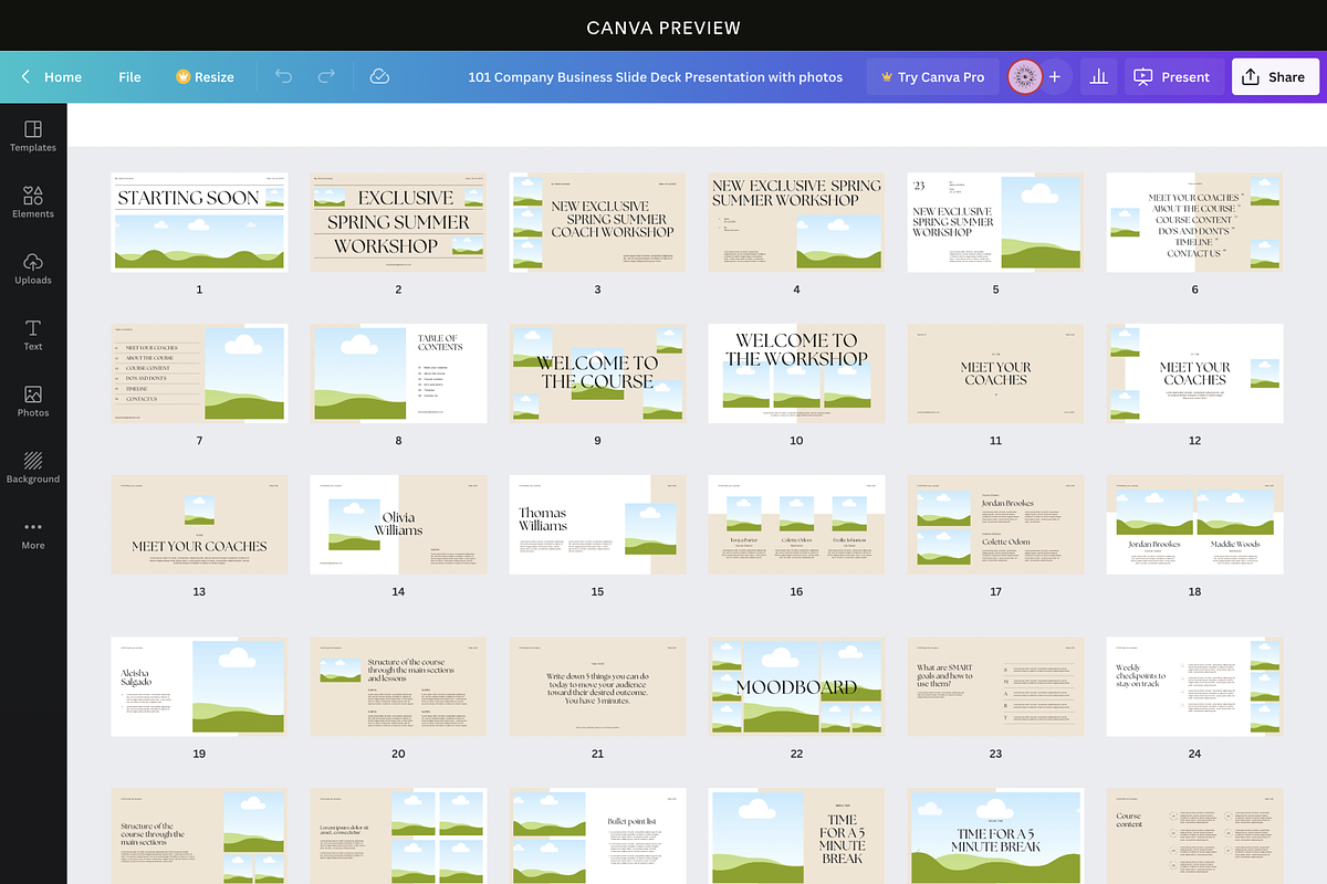 100 Slide Deck Beige Presentation, a Presentation Template by Studio K (Photo 2 of 7)