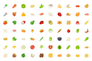 200 Food Ingredients Vector Icons, a Duotone Icon by Vectors Market (Thumbnail 2 of 2)