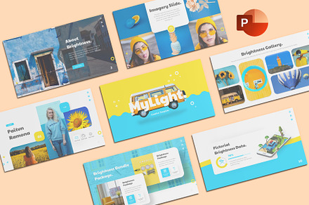MyLight Creative Powerpoint Template, a Presentation Template by PaperMoon