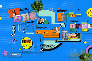 Etros - 90s Style Keynote, a Presentation Template by Dhabee