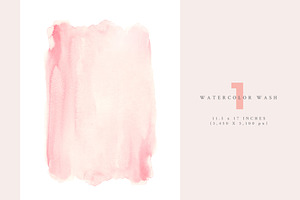 Watercolor Backgrounds - Blush