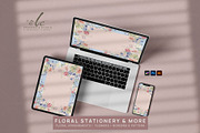 Romantic Watercolor Florals, an Invitation Template by slowlivecreate (Thumbnail 6 of 6)