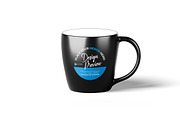 Editable Coffee Mug Mockup Set Black, a Packaging Mockup by artBit Design Studio (Thumbnail 5 of 8)