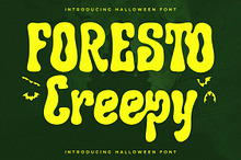 Foresto Creepy Halloween Font