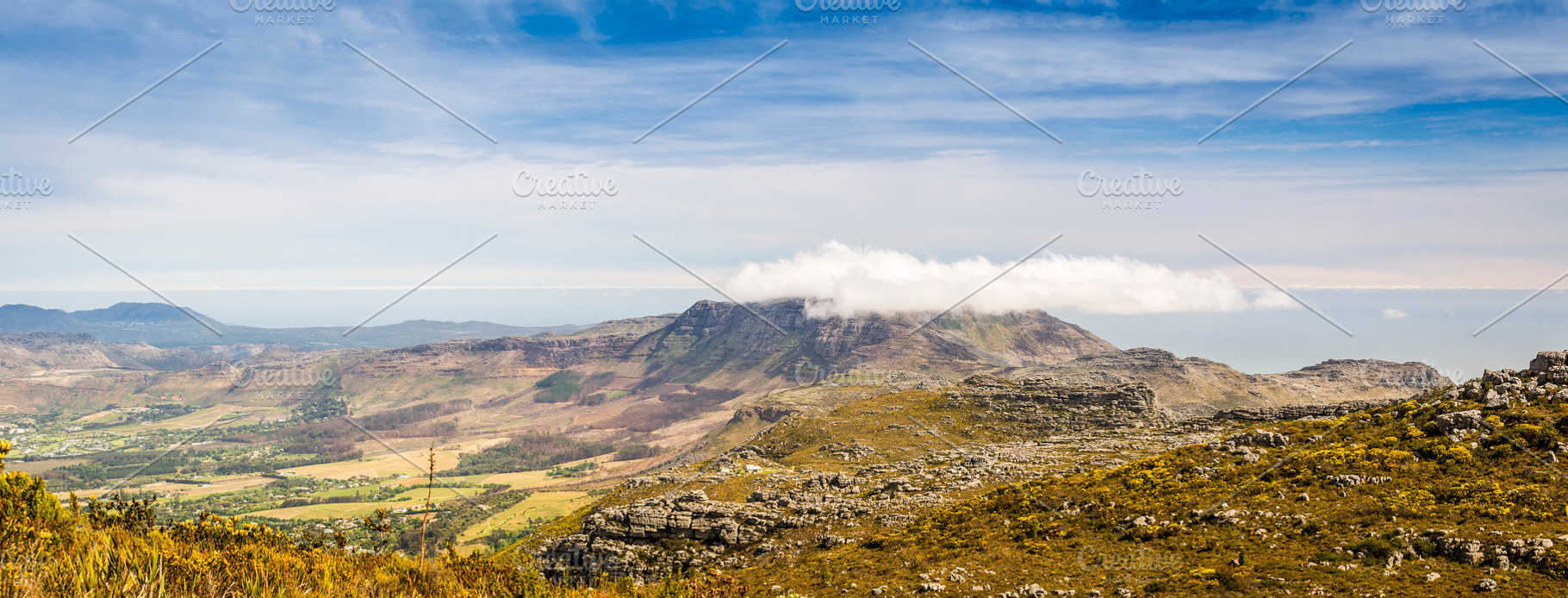 Panorama from Table Mountain, a Nature Photo by THP Creative