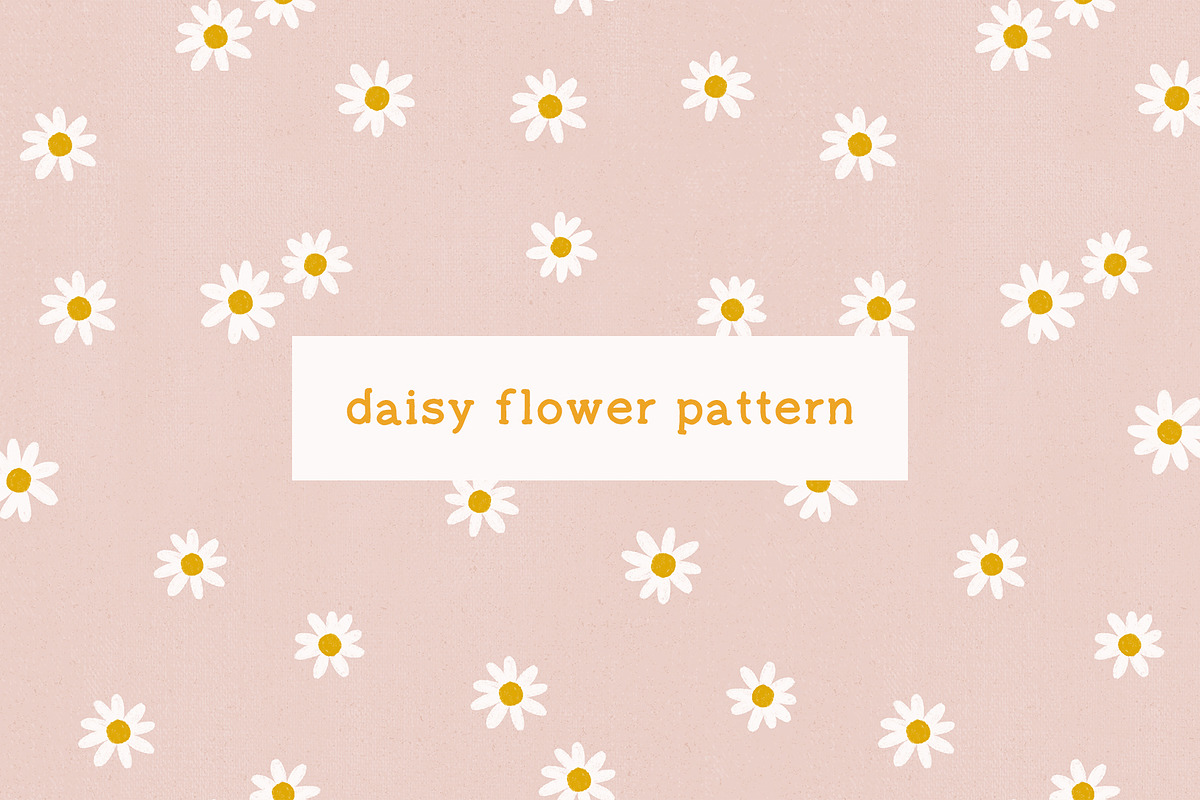 Daisy - Floral Seamless Pattern, a Pattern Graphic by Minna May Design (Photo 1 of 2)