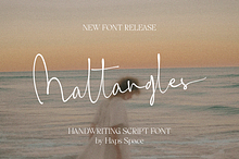 Maltangles - Signature Font