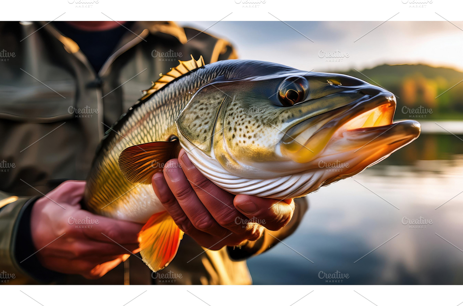 Close-up of a fisherman holding a, a Nature Photo by Igor Tichonow