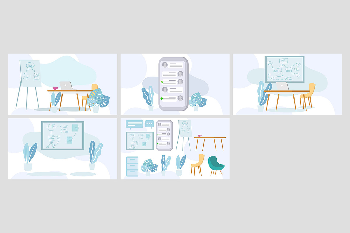 Business Illustration Powerpoint, a Presentation Template by Fitra Noor (Photo 4 of 4)