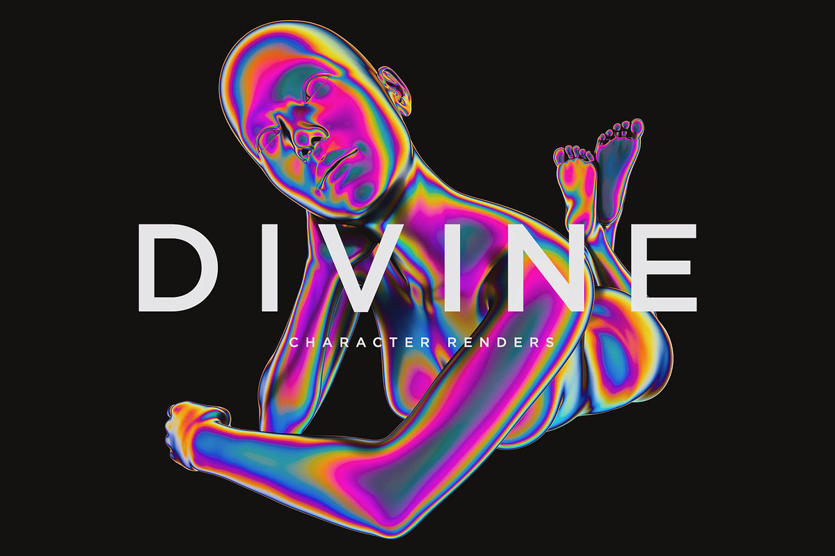 Divine: Character Renders, an Object Graphic by RuleByArt (Photo 16 of 16)