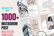 1000 Real Estate Instagram Posts, a Social Media Template by RealEstateDreams (Thumbnail 1 of 10)