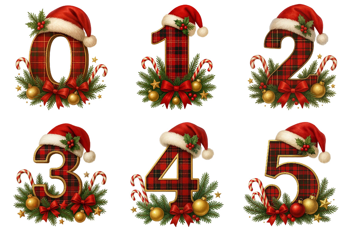 Christmas Alphabet Latter Clipart Pn, an Illustration by Daily.Designs (Photo 4 of 5)