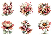 Collection of Spring Watercolor Flor, an Illustration by CreationArt (Thumbnail 2 of 7)