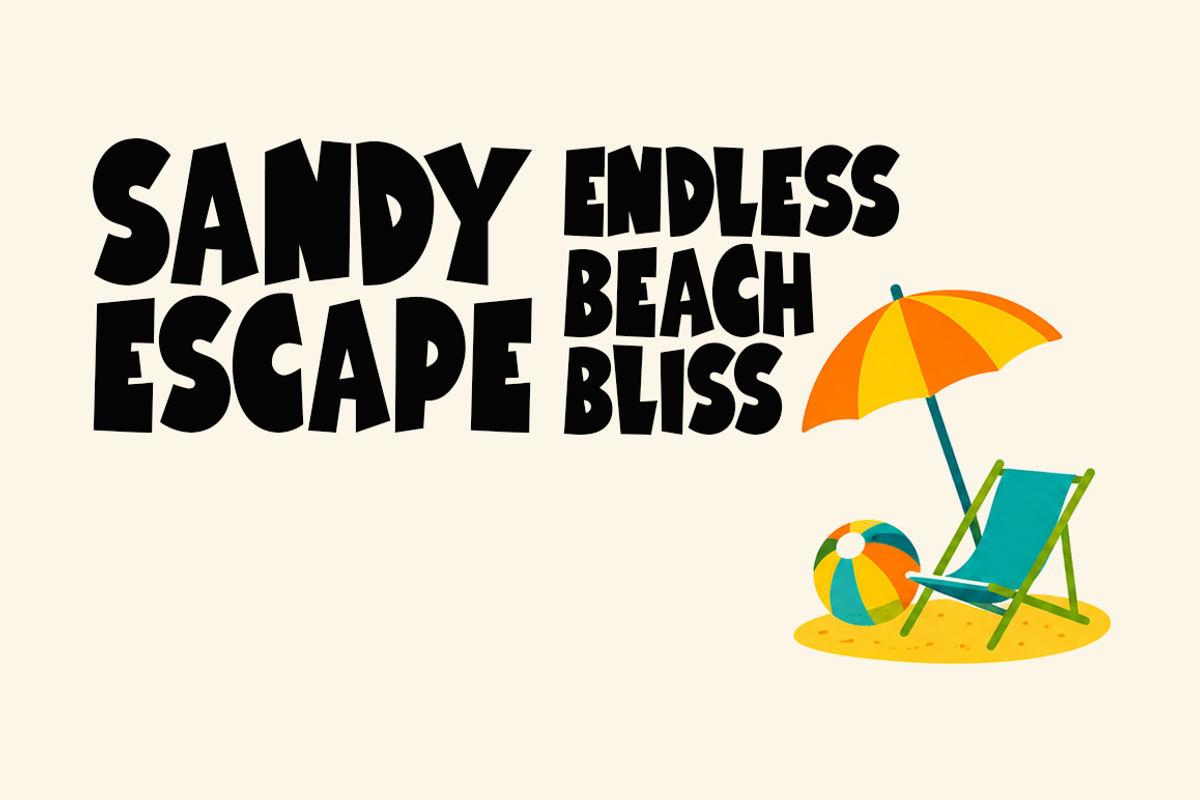 Summer Dreamer Typeface, a Sans Serif Font by Seemly Fonts (Photo 2 of 6)