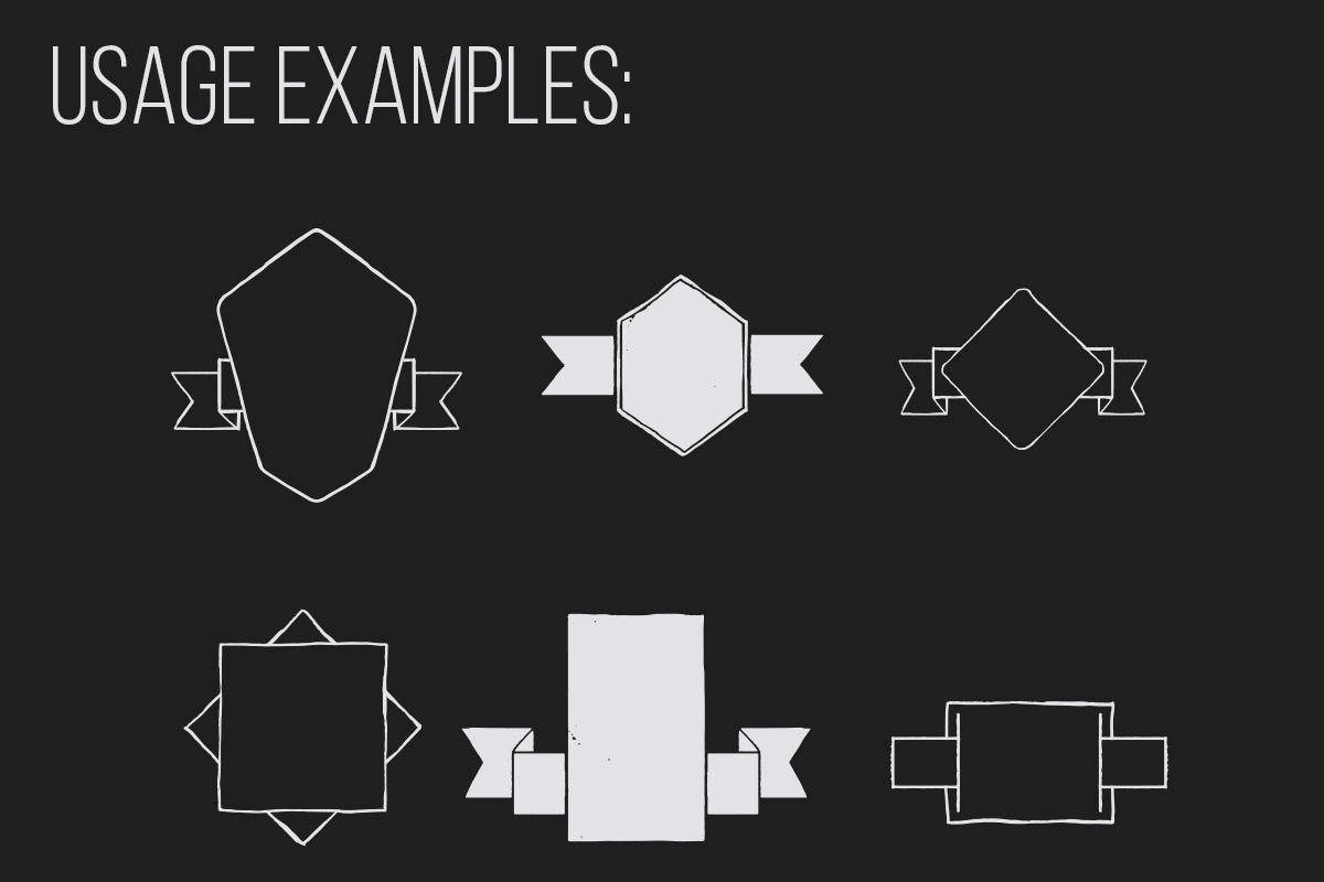 Hand drawn geometric labels VOL.2 preview 4