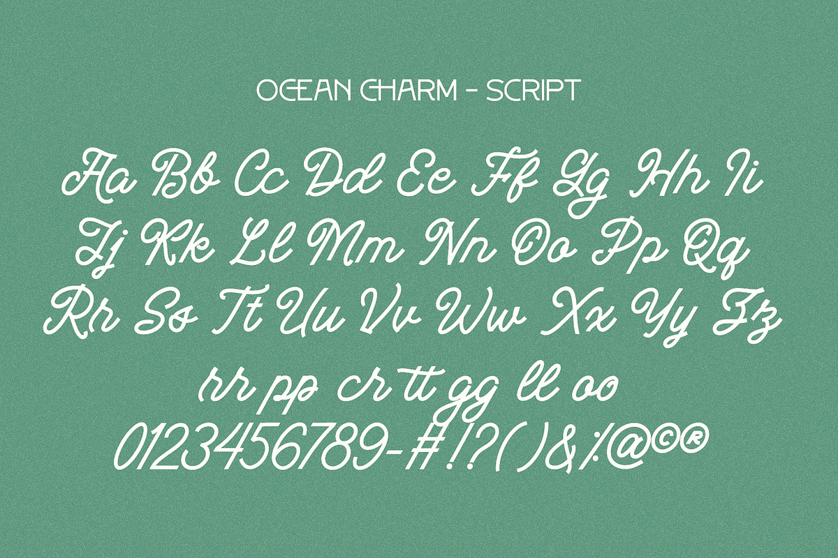 Ocean Charm, a Sans Serif Font by Nathatype (Photo 8 of 12)