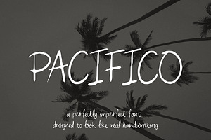 Pacifico Handwritten Font