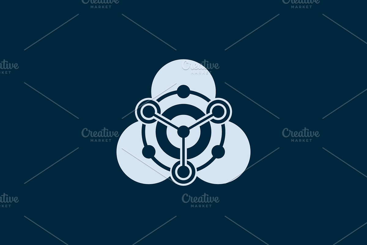 cloud analytic data logo, a Branding & Logo Template by Rasagama Studio