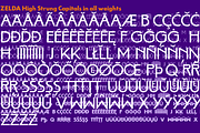 Zelda Collection, a Font by Wiescher Design (Thumbnail 9 of 9)