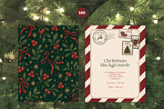 100 Elegant Christmas Backgrounds, a Background Graphic by PeDe Designs (Thumbnail 11 of 17)