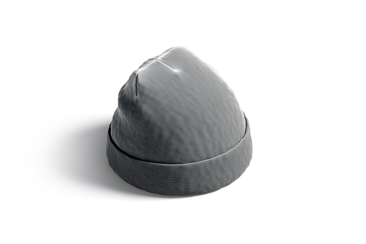 Black Winter Beanie Hat 3D Model, an Object 3D Model by rebrandy (Photo 8 of 9)