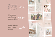 18 Post Instagram Puzzle Template, a Social Media Template by Tegefeldt Design (Thumbnail 5 of 6)