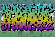 Bomber Wall Graffiti Font, a Script Font by Rochart (Thumbnail 3 of 10)