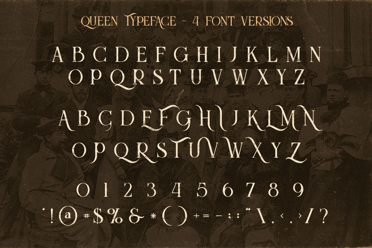 Queen - Display Font preview 4