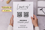 Ask For Review QR Code Sign Template, a Card Template by Climbwithelevator (Thumbnail 2 of 9)