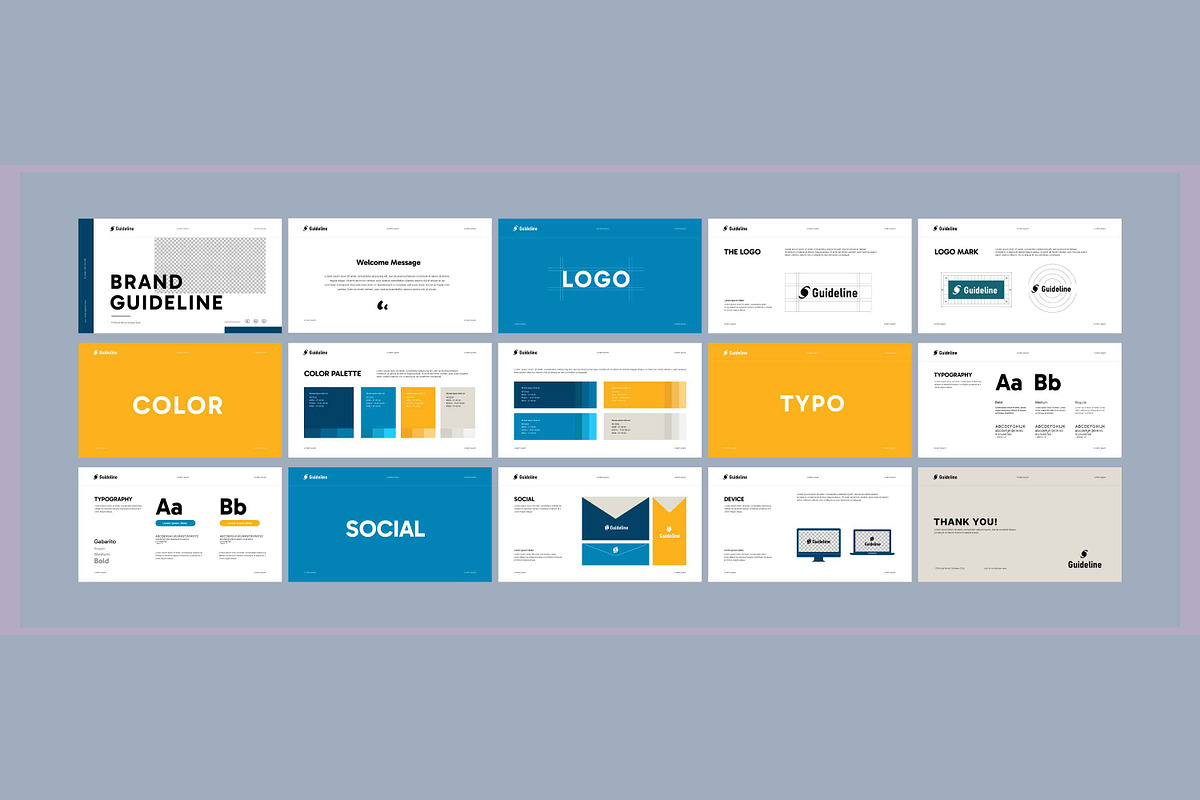 Brand identity design template, a Branding & Logo Template by ...