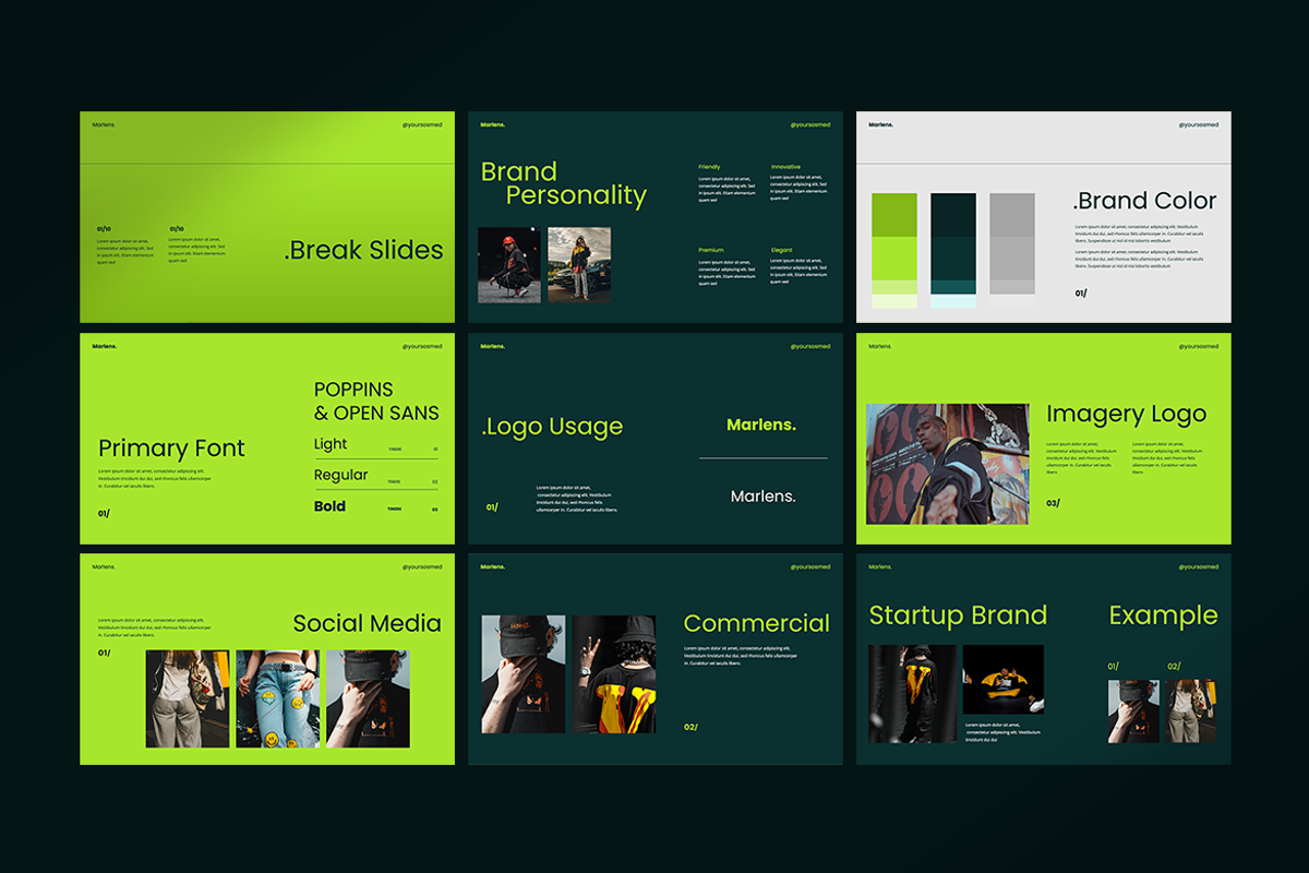 Marlens-Starup Branding Presentation, a Presentation Template by ONESADYA (Photo 4 of 5)