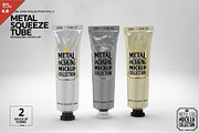 Metal Squeeze Tubes Packaging Mockup, a Packaging Mockup by INCDesign (Thumbnail 1 of 10)