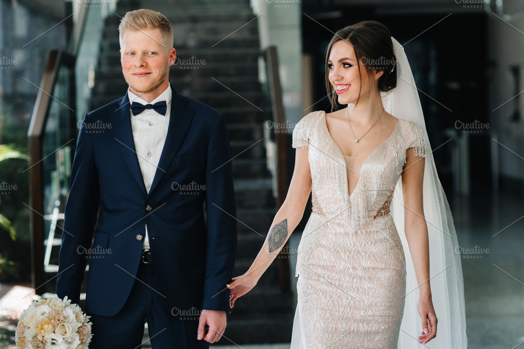 first meeting of the bride and groom, a Person Photo by Weddings, People, Travel