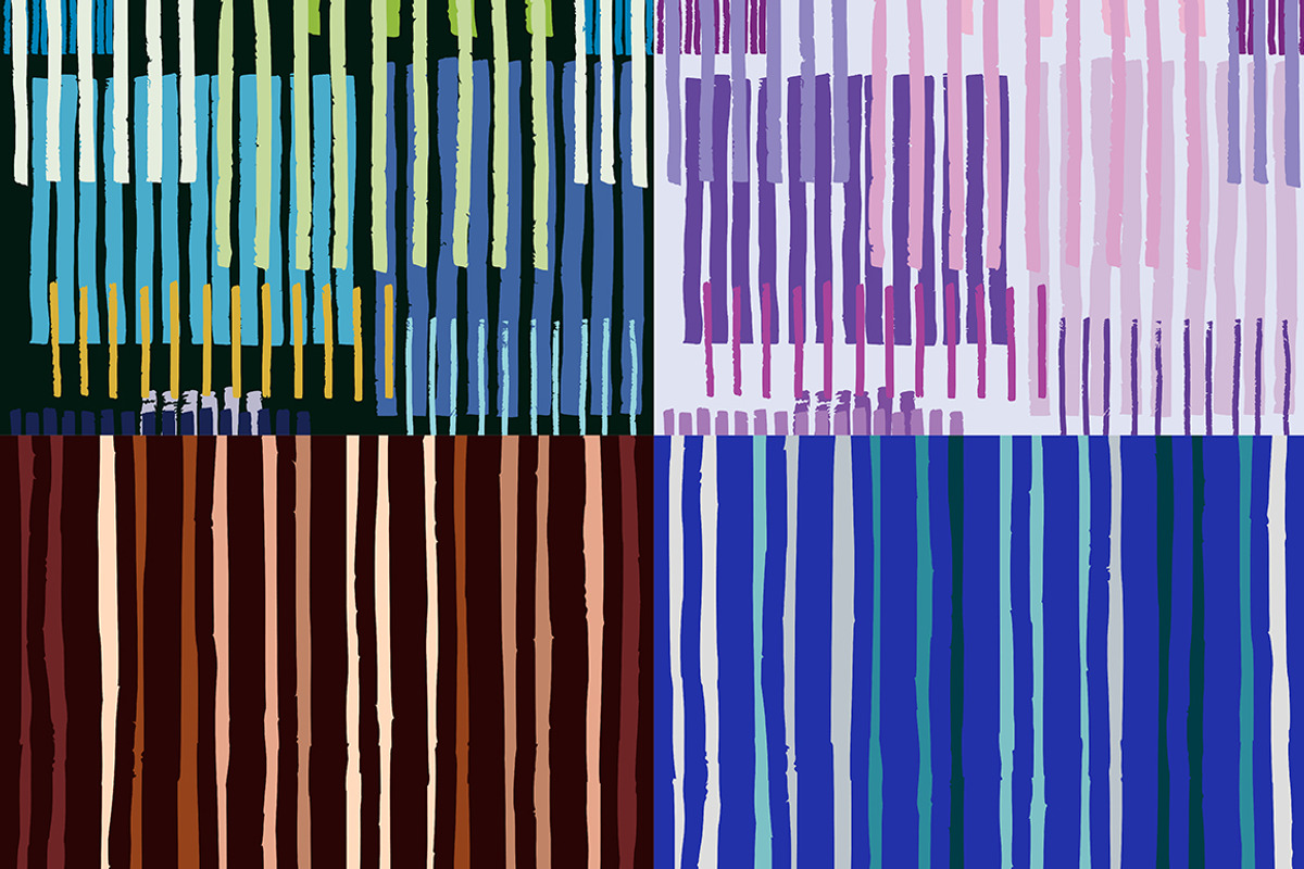 Abstract Seamless Patterns: Stripes, a Pattern Graphic by StabuLaRasa illustration (Photo 8 of 9)