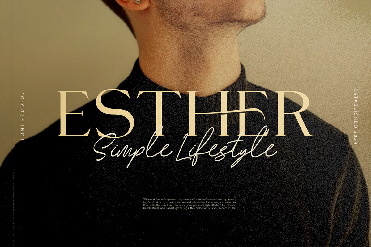 Lunery Purity || Modern Font Duo, a Serif Font by ToniStudio (Photo 10 of 12)