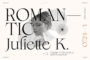JULIETTE — 2 FONTS + 1 SYMBOL FONT