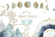 Frosty Forest Winter Collection, an Animal Illustration by Cat In Colour (Thumbnail 1 of 10)