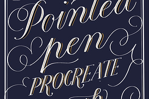 Procreate Lettering Kit4 Brushes