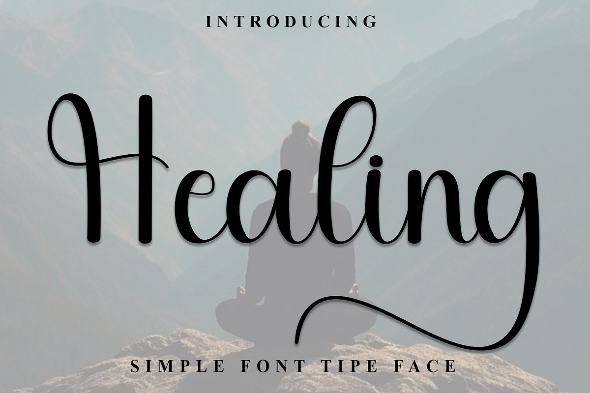 Healing, a Handwritten Font by InermediaSTUDIO (Photo 1 of 8)