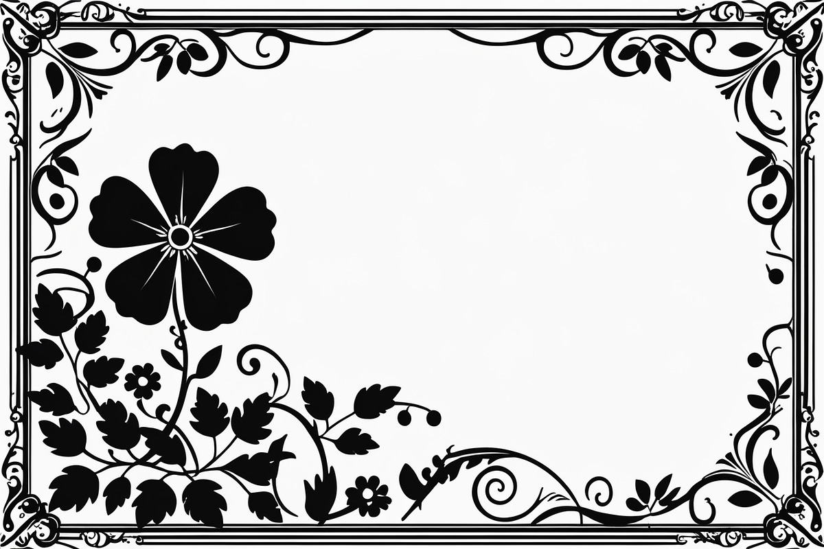 Floral Border Pack, an Illustration by hafijul (Photo 8 of 9)