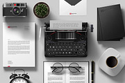 Identity Mockup Top view 4K set, a Cups & Container Mockup by Sentavio (Thumbnail 7 of 10)