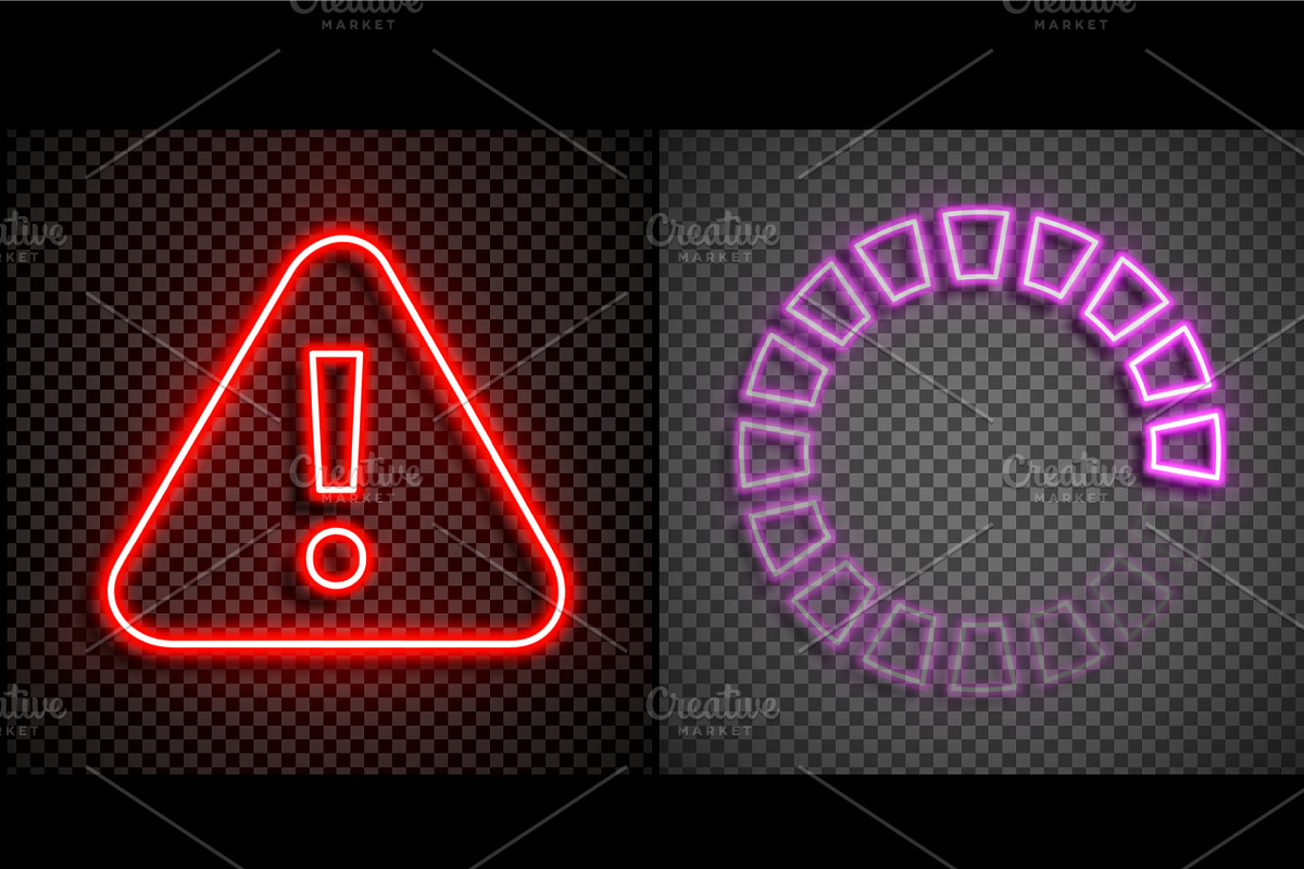 Vector detailed NEON Big pack!, a Technology Illustration by PhotoVector (Photo 9 of 11)