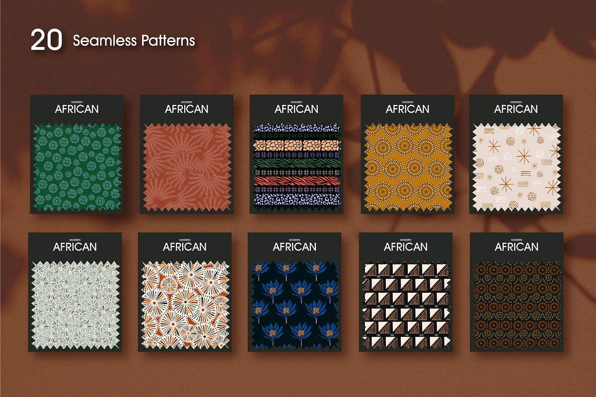 Modern African, a Pattern Graphic by MSNTY STUDIOX (Photo 4 of 21)