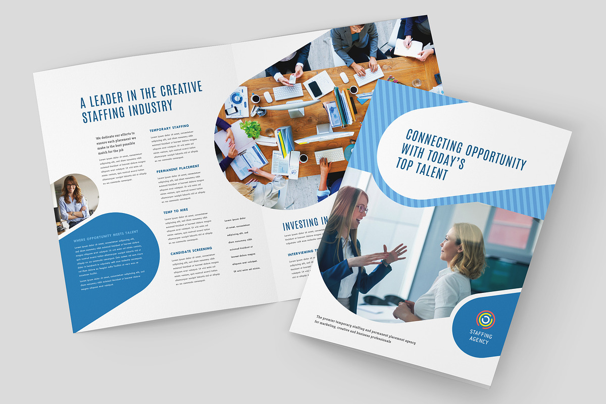 Employment Agency Brochure Template, a Brochure Template by StockLayouts (Photo 1 of 4)