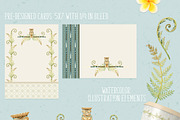 Tropical Watercolor Flowers Bundle, an Illustration by Watercolor Nomads (Thumbnail 10 of 13)