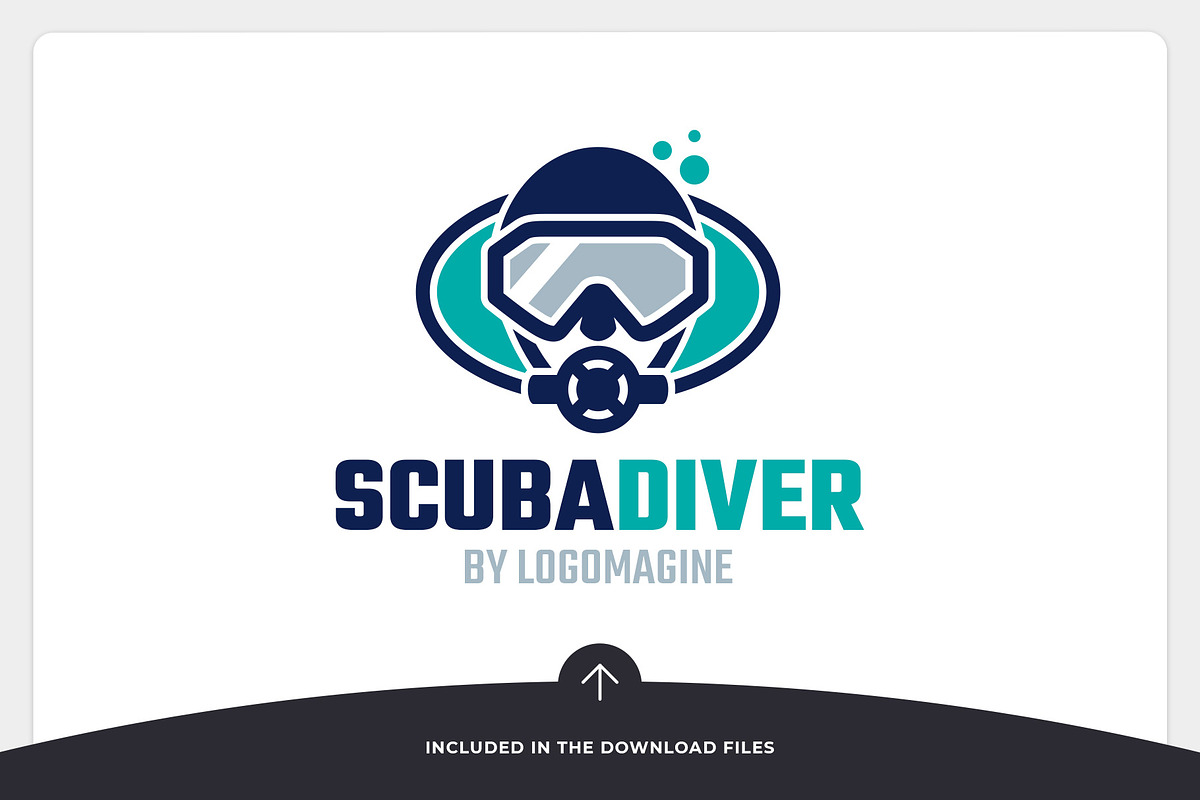Scuba Diver Logo Template, a Branding & Logo Template by LOGOMAGINE (Photo 6 of 16)