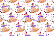 Festive Goose Party Clipart Set, an Animal Illustration by the_myro (Thumbnail 5 of 17)