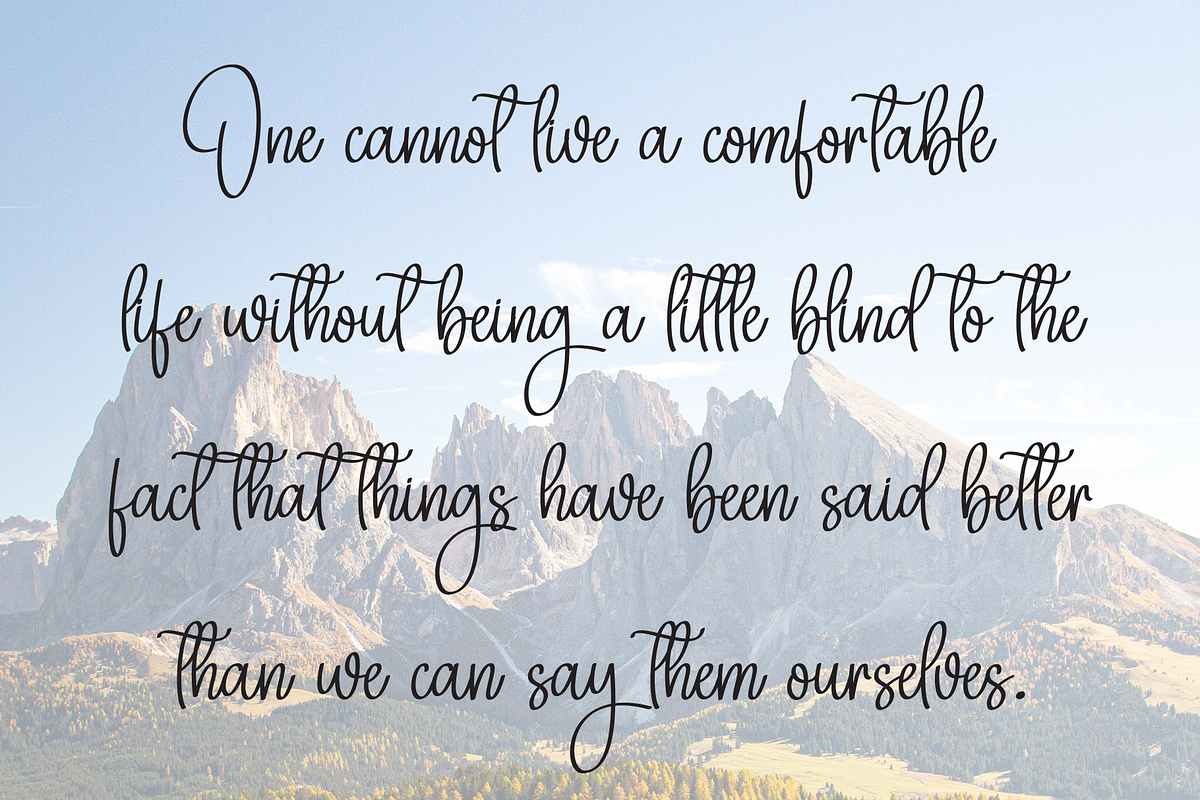 Wedding Ceremony | Script Font, a Handwritten Font by Scratchones (Photo 6 of 8)