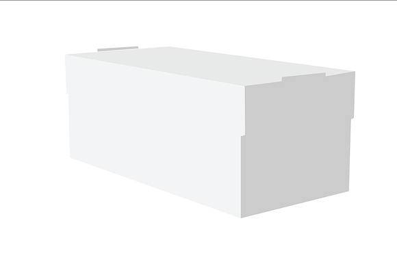 Shoebox Dieline Template Pre Press